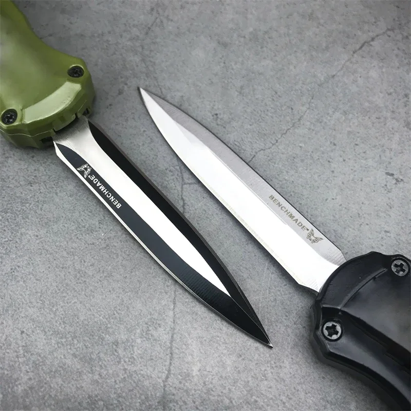 Small Knife BM3300 Hunting Tactics Self Defense Zinc Alloy Handle Outdoor Camping Survival EDC Quick Open Tool Folding Knife