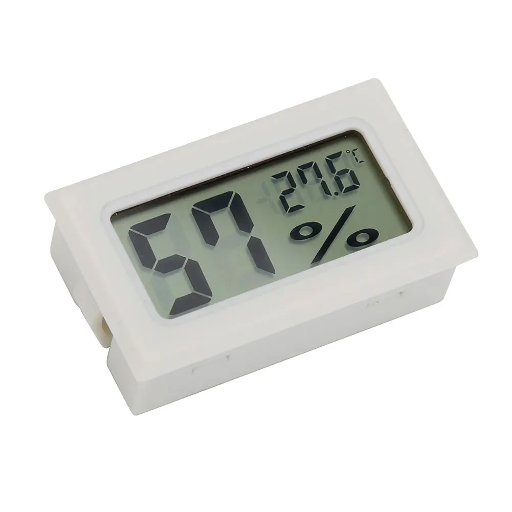 1PC Mini Digital LCD Indoor Convenient Temperature Sensor With 2 Batteries Humidity Thermometer Hygrometer Gauge Display Tool