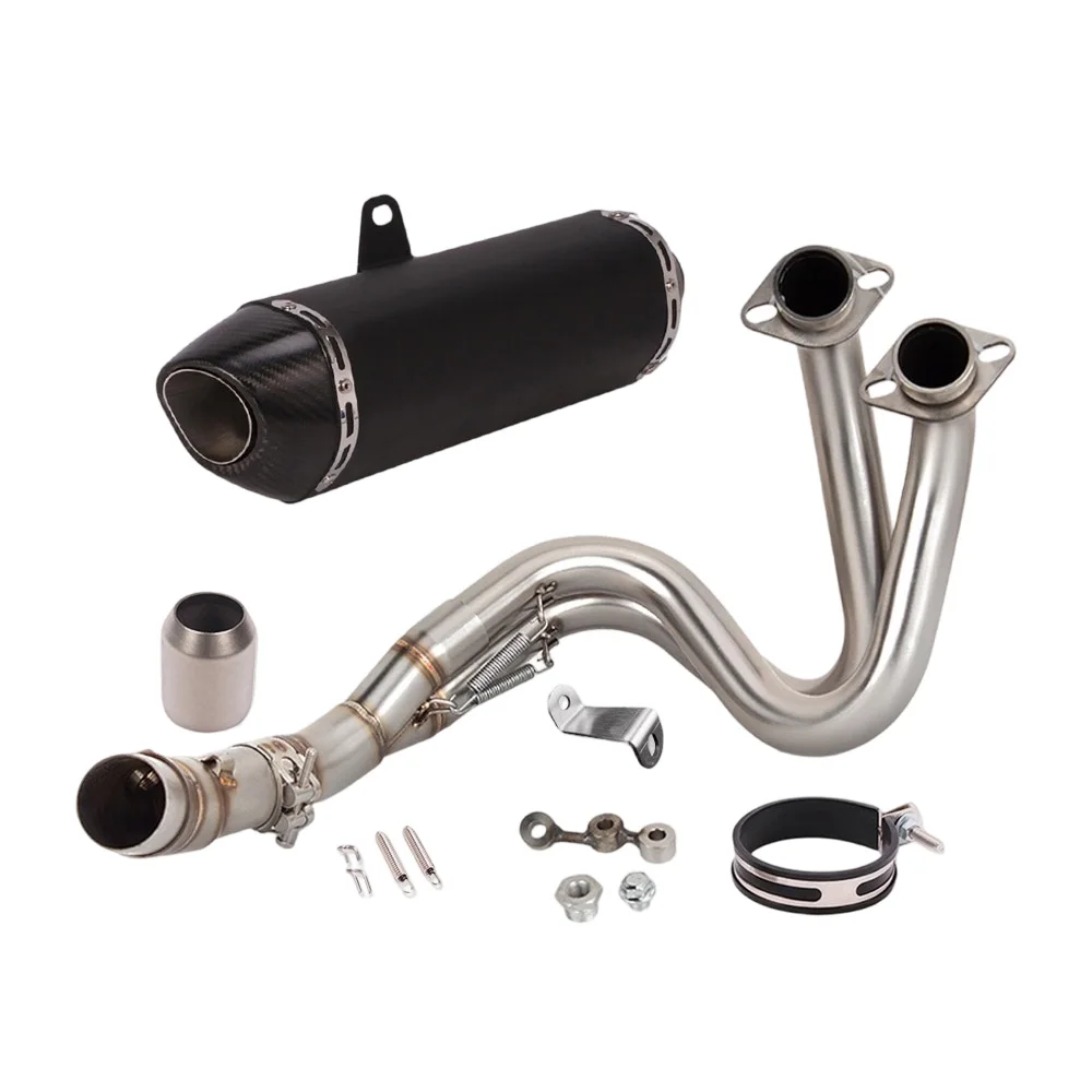 Für Kawasaki Ninja 650 Z650 2017-2019 Komplettes Auspuffsystem Krümmer Schalldämpfer Auspuffrohre – Detail 2