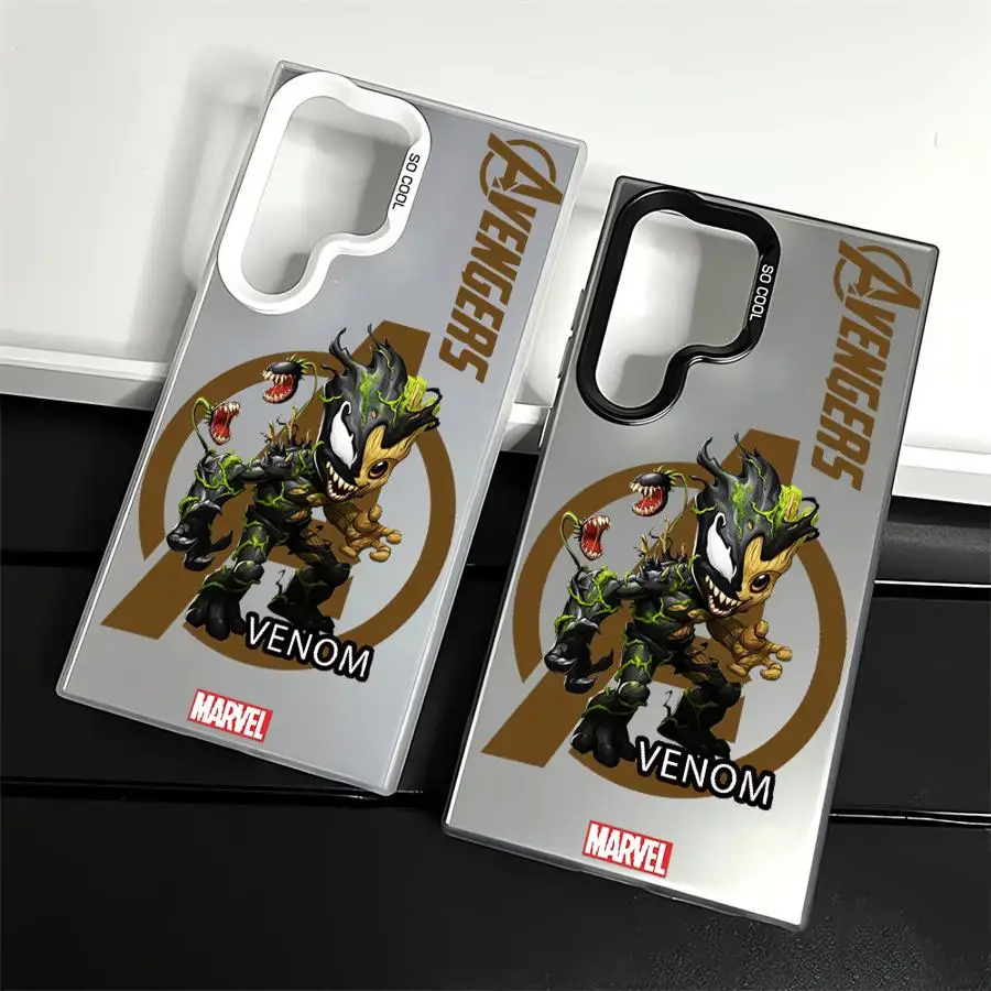 Marvel groot veneno capa macia caso de telefone para samsung galaxy s24 fe s21 s25 s25plus nota 20 ultra s24ultra s23 s22 s20