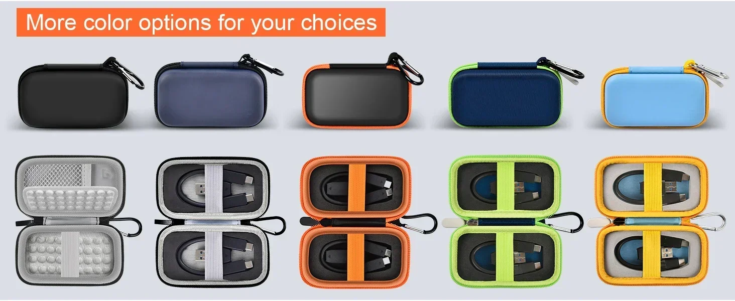 External Hard Drive Case for SanDisk Extreme Portable SSD 1TB 2TB 4TB 500GB External Solid State Drive, Bag for 2 SSD (Box Only)
