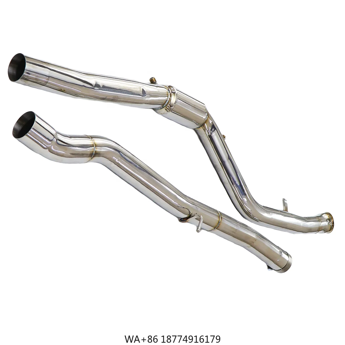 

Высокопроизводительная и качественная средняя труба для 540i 530 530i 3,0 T/2,0 T SS304, выхлопные трубы автомобиля, глушитель из нержавеющей стали, выхлопная система