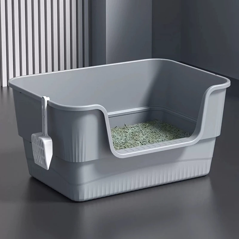 Hiding Training Large Sandbox Litter Box Castle For Cats Closed With Hole Defecation Litter Box Kuweta Dla Kota Household Items