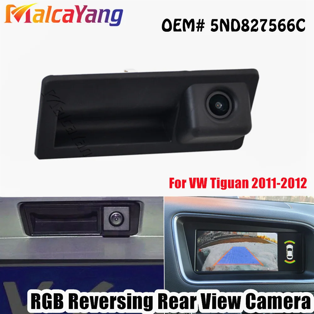 Parking RGB Reversing Video Camera for Audi A4 A5 A6 A7 Q5 S6 VW Tiguan RNS510 RCD510 5ND 827 566 C 5N0 827 566C 5ND827566C 12V