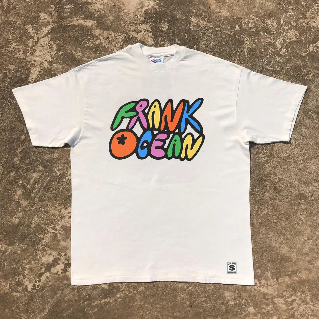 Retro Couple Matching Short Sleeve T-Shirts Graffiti Design Unisex Loose Fit Cotton Polyester Blend Spring Autumn Wear