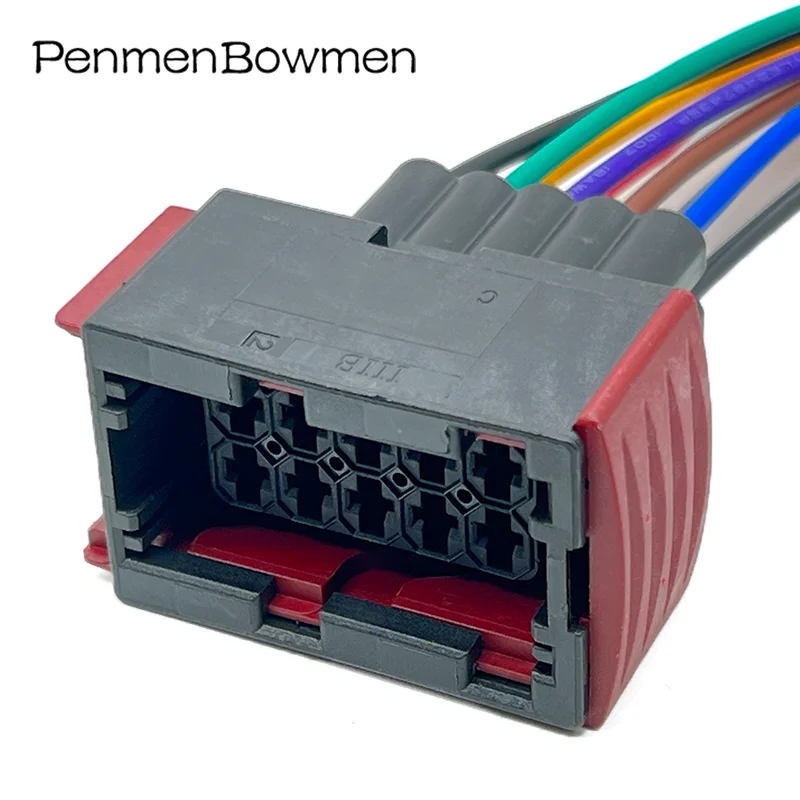 1 Set 10 Pin 1-967240-1 Car Headlight Light Electrical Cable Connector Female Wire Harness Plug for 1-962352-1