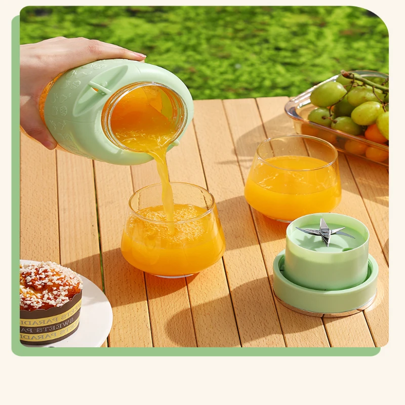 Licuadora portátil recargable por USB de 27oz para batidos, batidos, jugos, bebidas proteicas, licuadora eléctrica compacta con cordón y St
