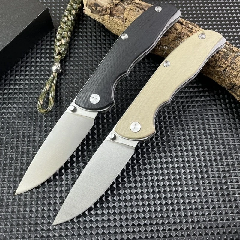 

Складной карманный нож для выживания на открытом воздухе, тактический охотничий нож D2, лезвие G10, универсальные фруктовые ножи для самообороны, инструменты EDC