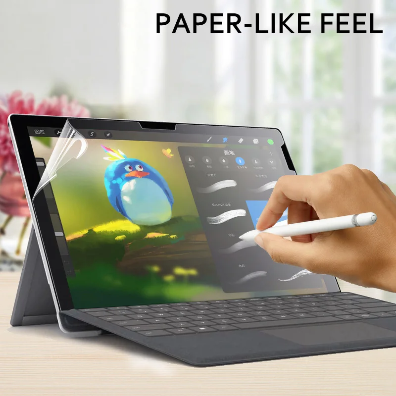 Paper Feel Screen Protector Film Matte Painting For Microsoft Surface Pro 4 5 6 7 12.3 Go 2 3 10.3 surface pro 8 9 X 13