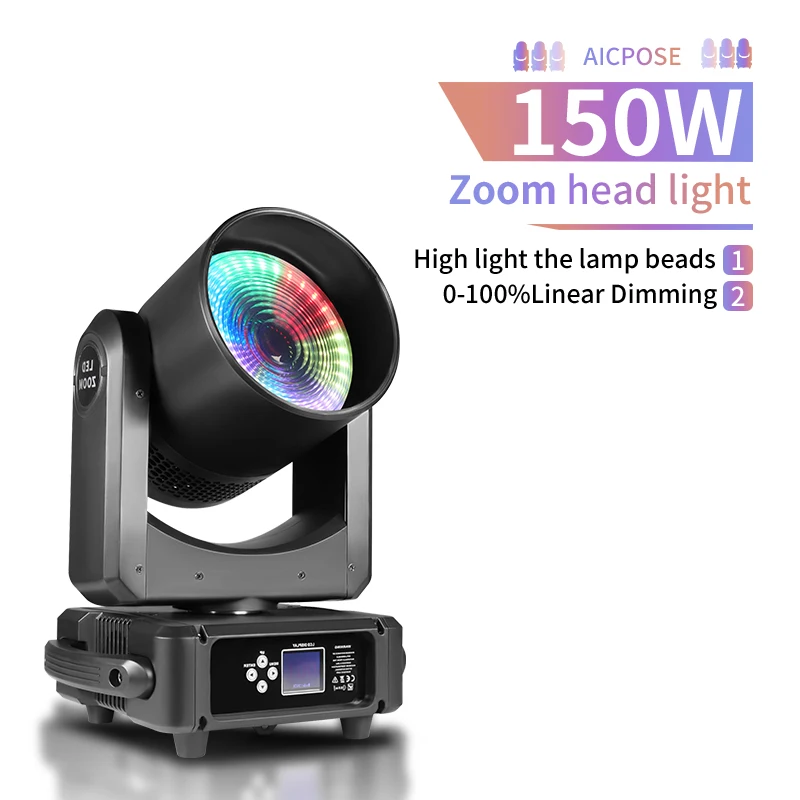 

Martin Led 150w Beam Wash Zoom Moving Head Lighting Fresnel Lens Disco Stage Light Wedding Background Decoration