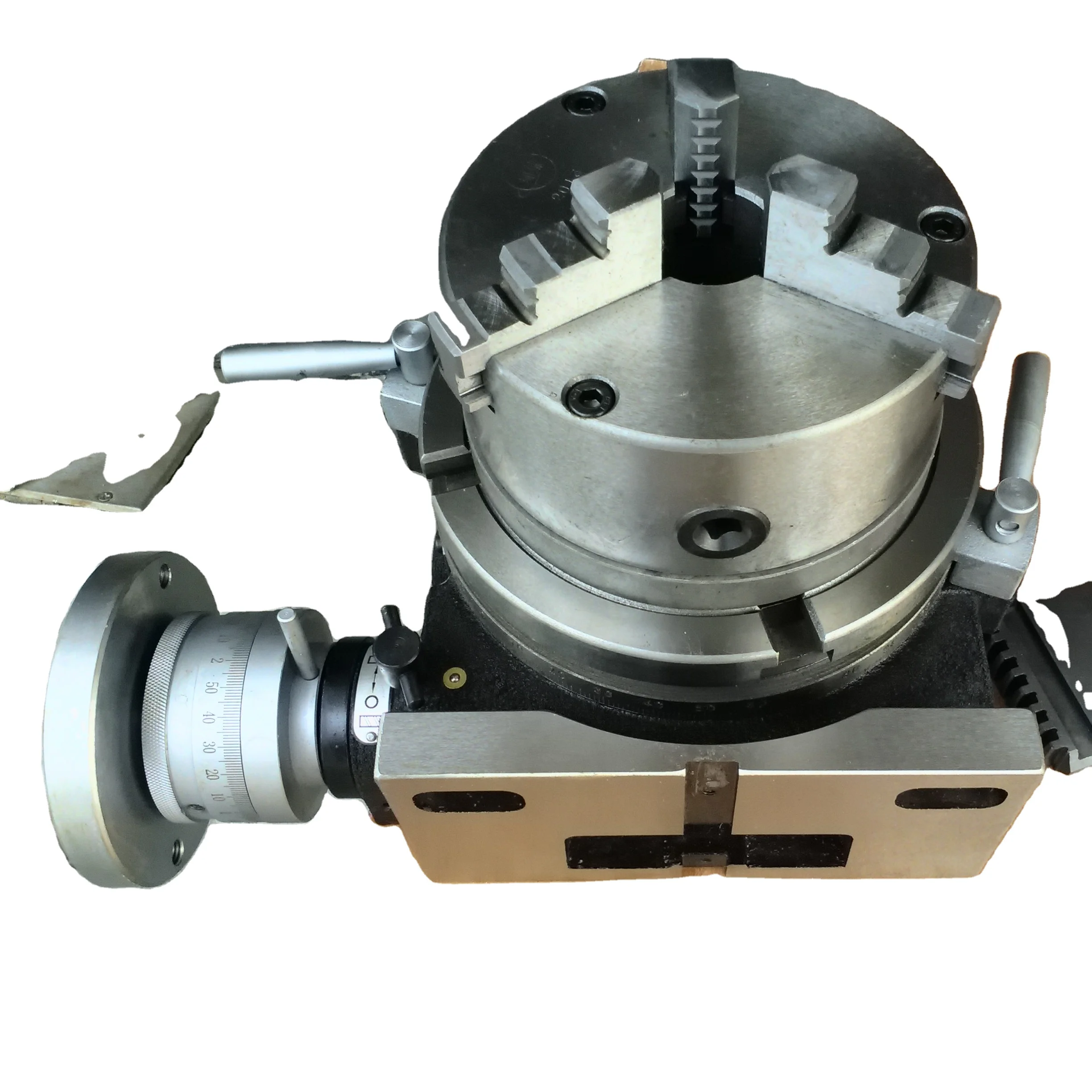 

Horizontal/Vertical Precision TSL HV Rotary Table with 3 Jaw Chuck