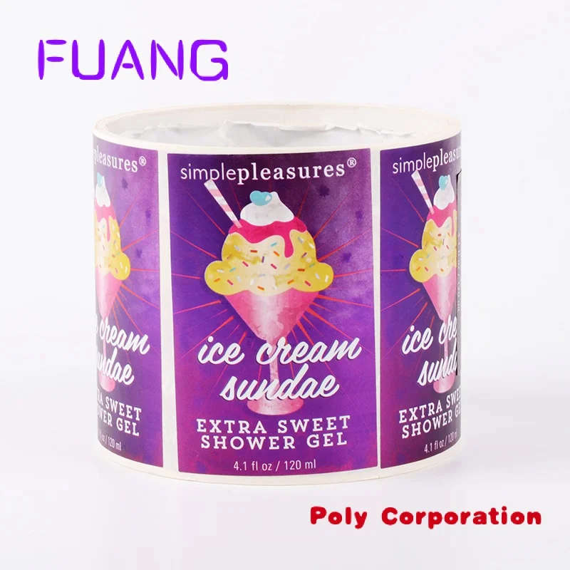 Custom Logo Print Goedkope Product Label Sticker