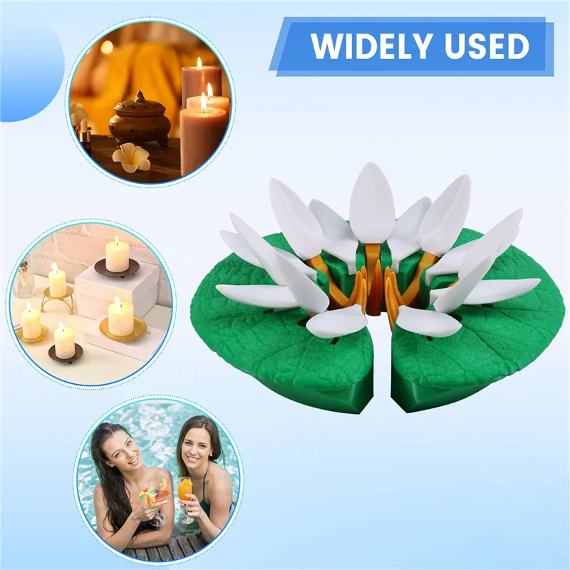 

AT02-Wine And Lily Полка для вина в ванной комнате Плавающая подставка для свечей для ванны Держатель для бокала для вина и подсвечника для чая