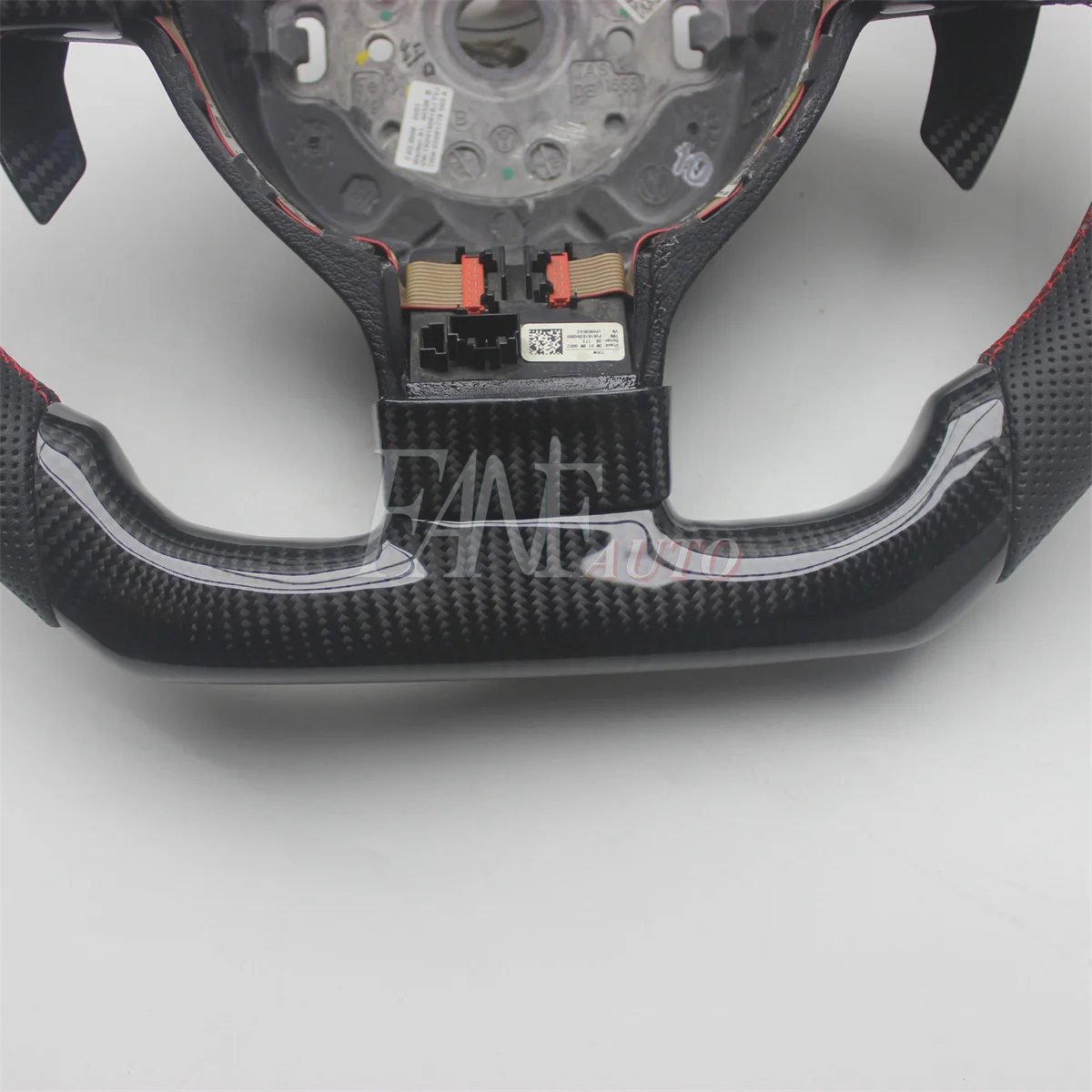 Real Carbon Fiber Steering Wheel for VW Volkswagen Golf 5 Mk5 GTI 2003-2009 Jetta Bora R36 R32 EOS Passat B6 With Shift Paddles