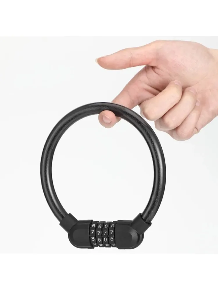 AliExpress XMSJ Password bicycle lock, outdoor portable password 4-digit combination, sturdy and reliable, ultra-light mountain bike equipment