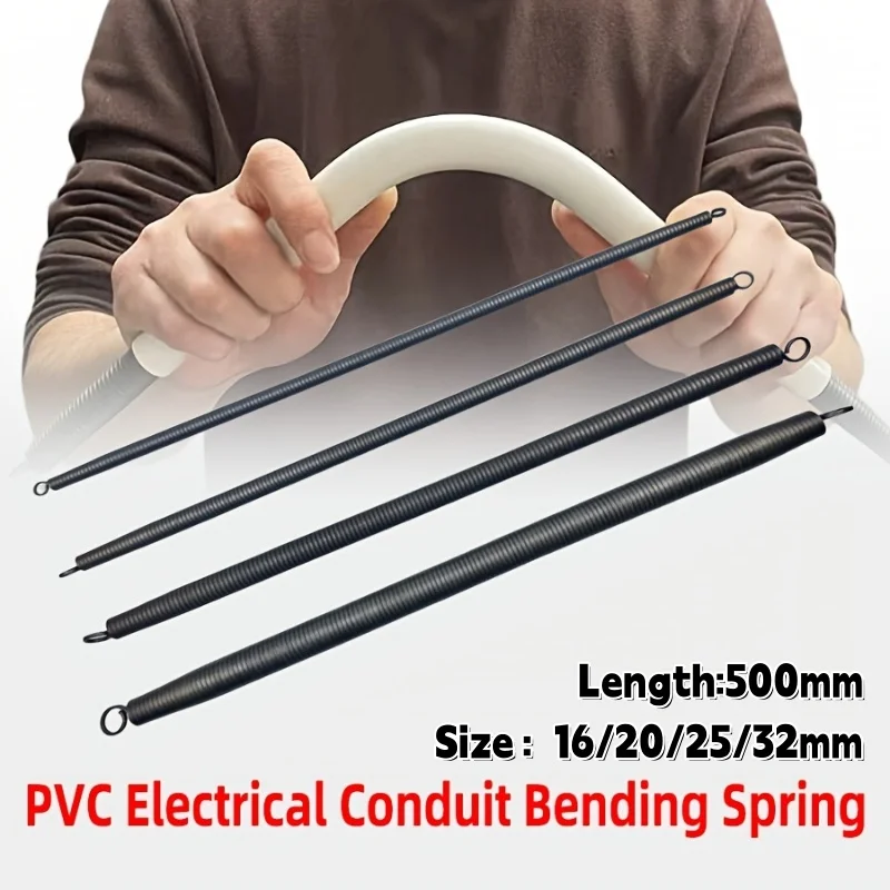 16/20/25/32mm PVC Cable Bending Spring,Wire Pipe Bender,Pipe Bending Tool Spring,Plastic Pipes Bending Anti-Crack Auxiliary Tool
