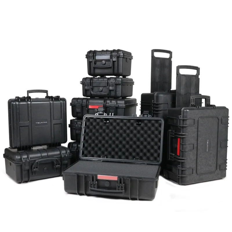 

PP Waterproof Dustproof Shockproof Case - Wheeled Tool/Drone/Instrument Storage Box with Telescopic Handle