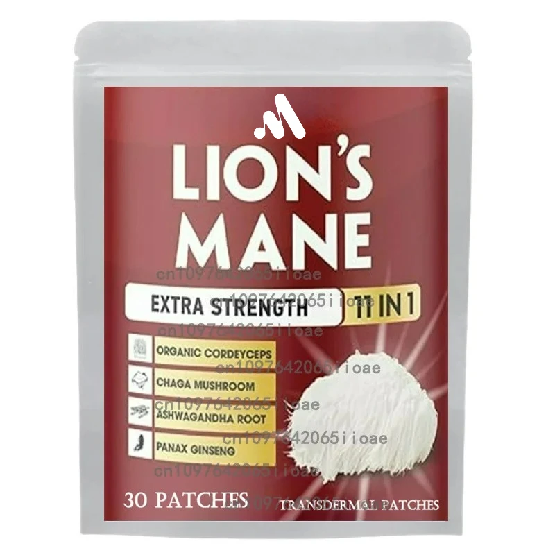 Lions Mushroom Cordyceps, Chaga, Reishi, Turkey Tail, Maitake, Transdermal Shiitake-Pflaster unterstützen die Immununterstützung, Energie
