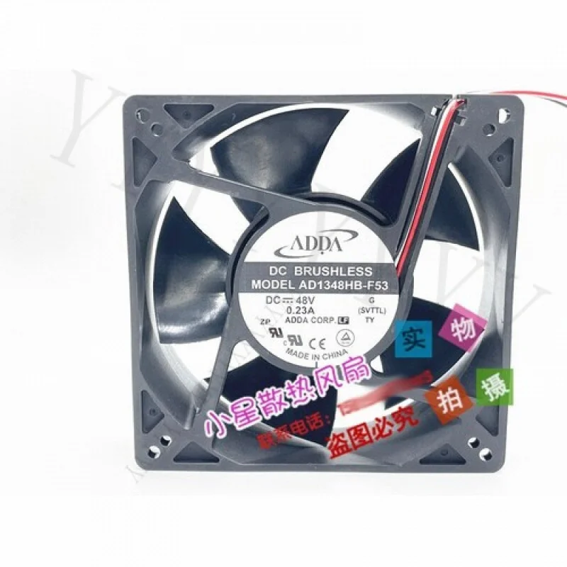 

Y+ FOR ADDA AD1348HB-F53 12738 48V 0.23A 12.7CM 3-wire cooling fan