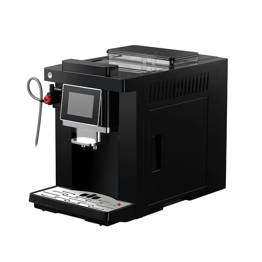 Bean to Cup 4 Languages Factory Touch Screen Latte Cappuccino Espresso  Hot Water Fully Automatic Coffee Machine