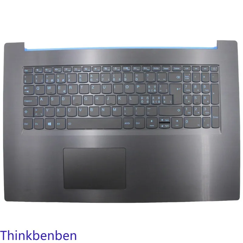 

SWS Swiss Black Keyboard Upper Case Palmrest Shell Cover For Lenovo Ideapad L340 17 17IRH Gaming 5CB0U42823