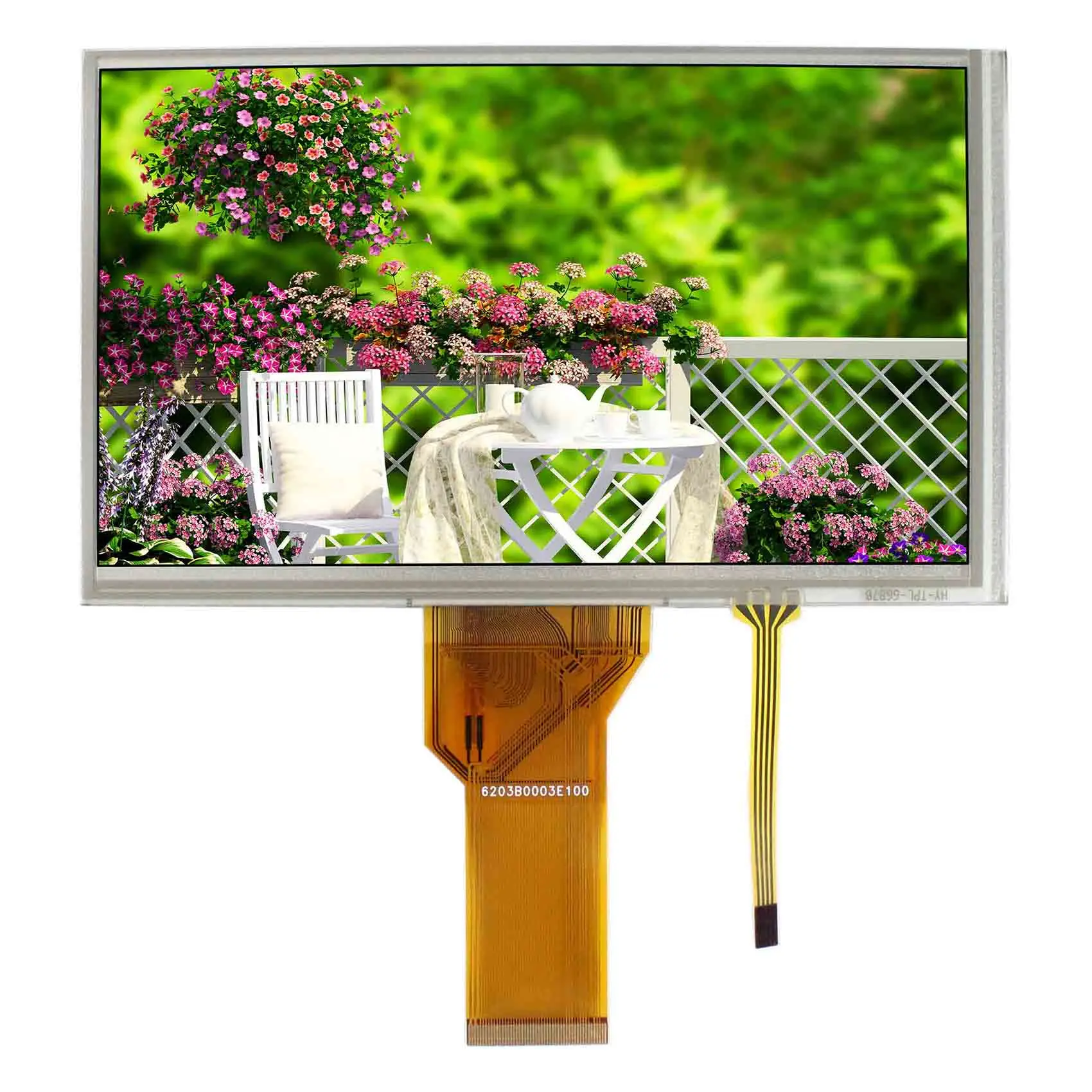 AT070TN92 7inch Lcd Screen 50pins Touch Screen Panel With Resistive Touch Panel