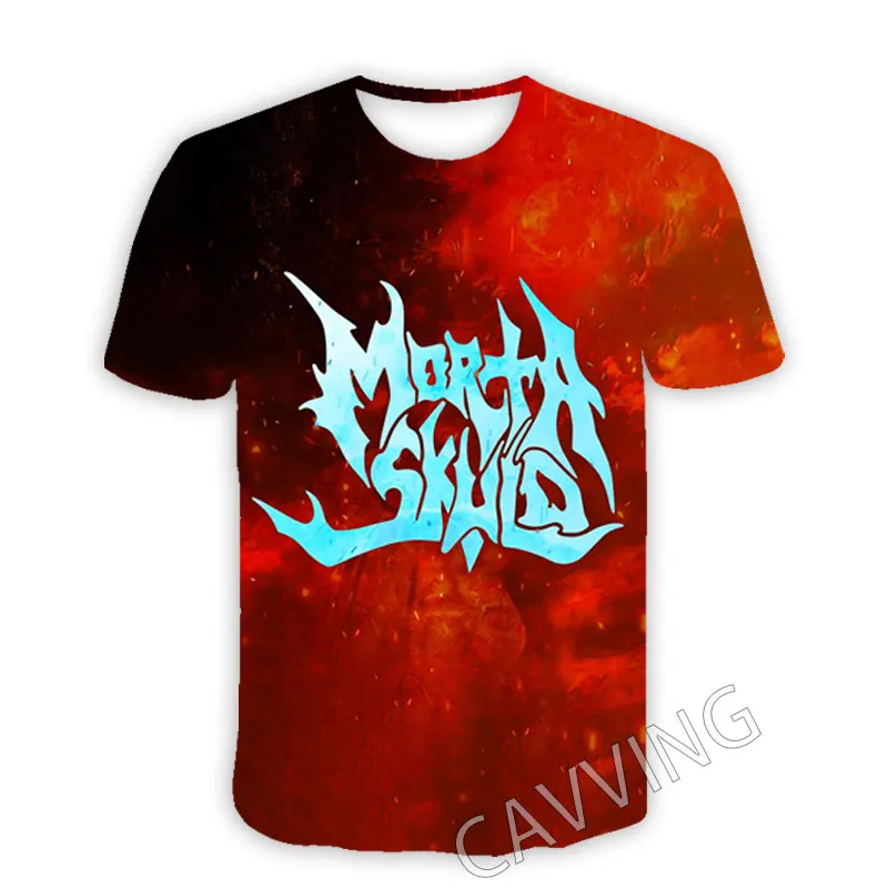 CAVVING 3D Printed  Morta Skuld Band  Casual T-shirts  Hip Hop T Shirts Harajuku Styles Tops Clothing for Men/women