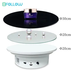 BFOLLOW 電動回転式ターンテーブル,20/30/40cm,リモコン付き,360回転ベース,写真およびビデオ用