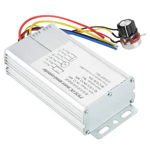12V‑60V 70A PWM 모터 속도 컨트롤러 조정 가능한 드라이브 제어 조절기 모터 속도 컨트롤러 PWM 모터 속도 컨트롤러