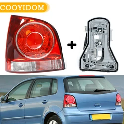 Luz trasera con carcasa para coche, lámpara de freno para VW POLO 9N 9N3 Hatchback 2005, 2006, 2007, 2008, 2009, 2010, sin bombillas