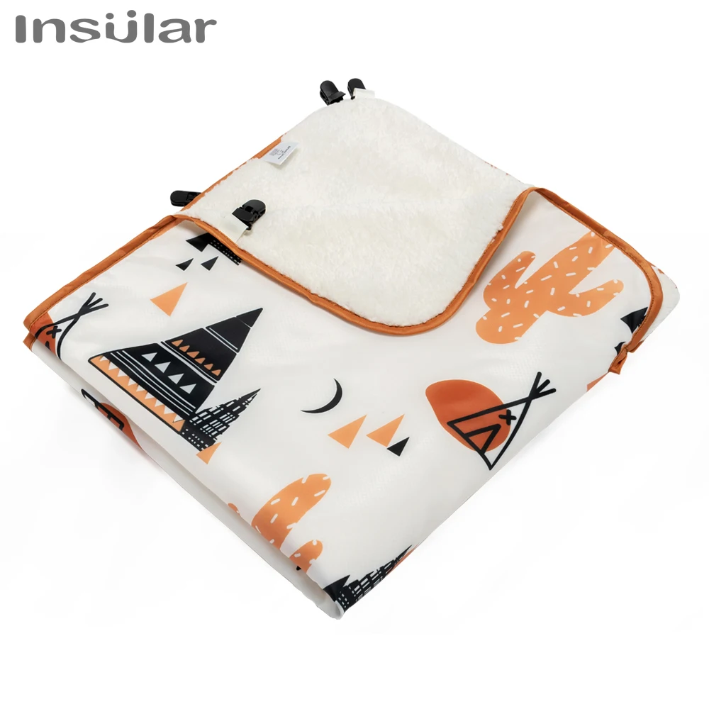 

Зимние ветрозащитные теплые пеленки для детской коляски, водонепроницаемые фланелевые пеленки, вязаные пеленки, одеяло, одеяла для коляски, одеяла для коляски 85*64 см