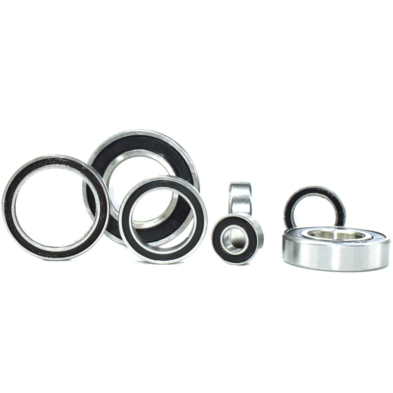 MR115ZZ 2RS Flange Mini Bearings 5x10x4mm Rubber & Iron Sealed RC Car Toy Bearing Kit