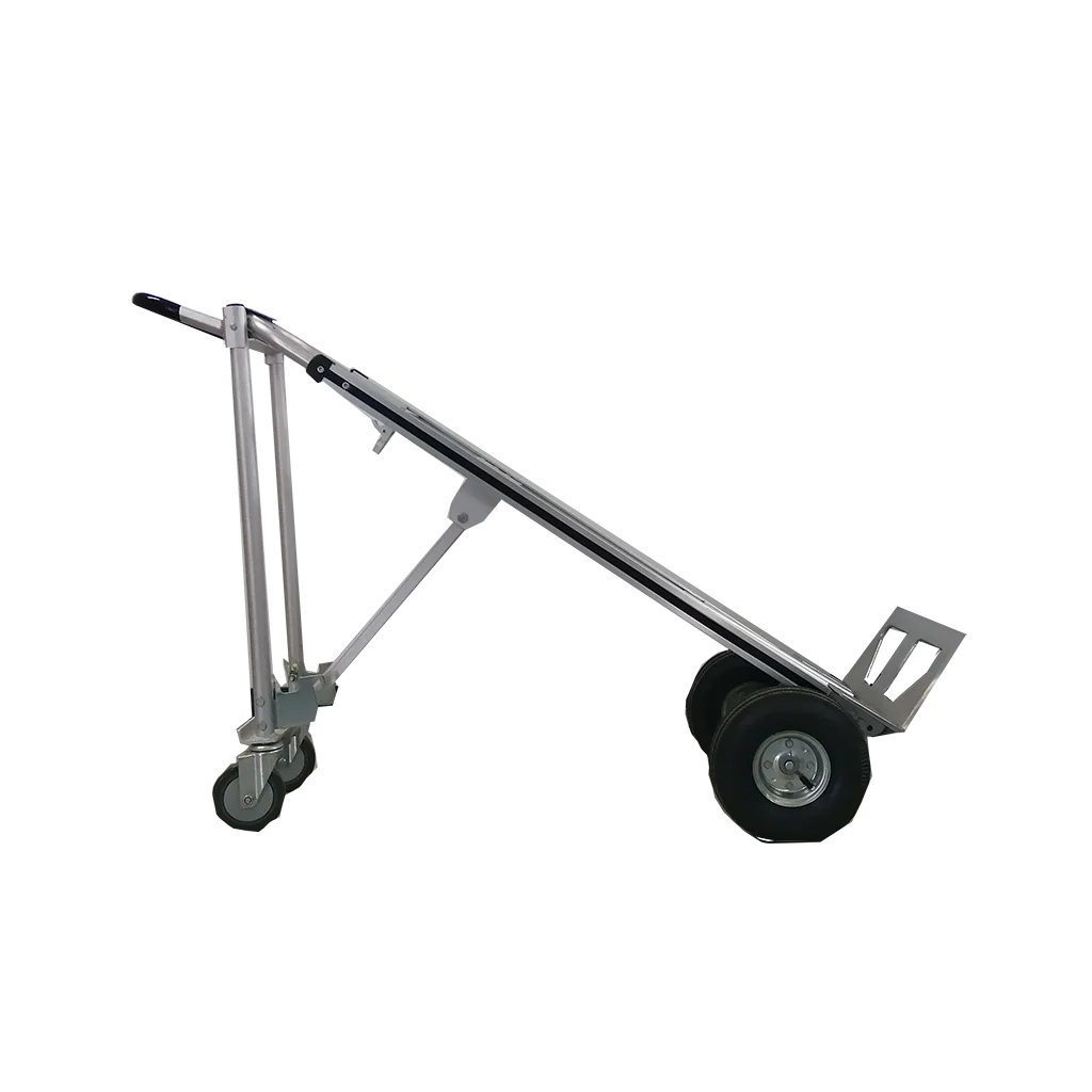 For Sale 4 Wheel Aluminum Ultimate 3 in 1 Folding Power Manual Pallet Trolley Lift Dolly