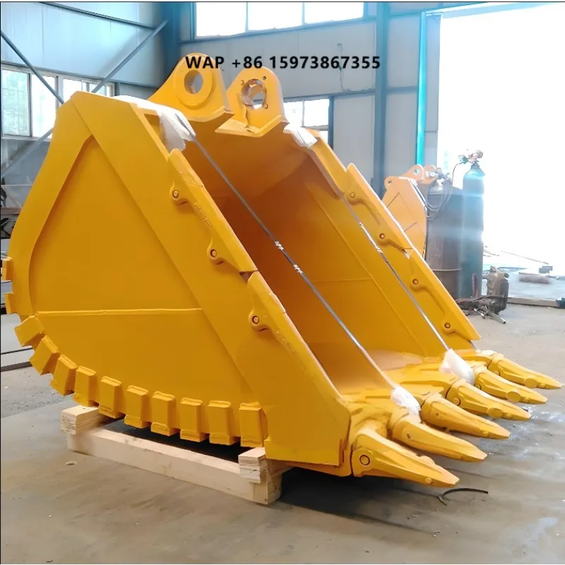 Factory Manufacturing in China Good Quality New Steel Standard Bucket Excavator Accessories  Bucket  for Construction