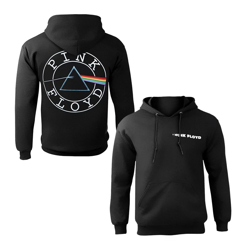 Pink Floyd Band Pink Floyd Psychedelic Rock Style، سترة من القطن الأمريكي بغطاء للرأس من الصوف للرجال والنساء