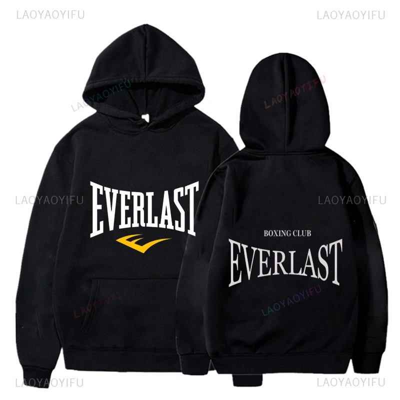 

Trend Harajuku Leisure Everlast Logo Font Graphic Hombre Sweatshirt Pullover Hoodies Classic Hot Product Streetwear