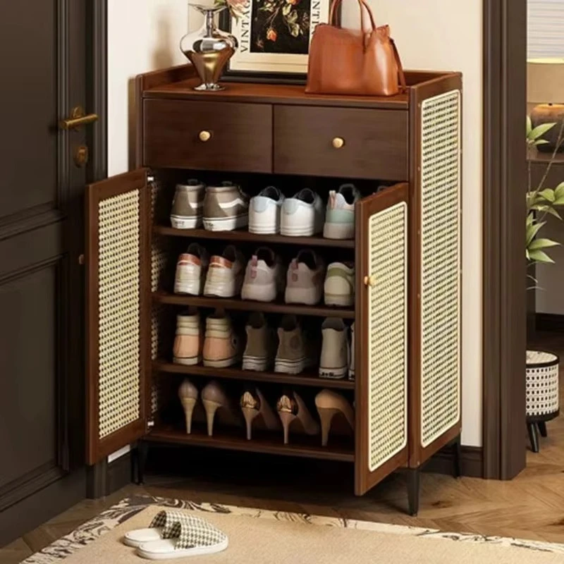 Comfortable Interior Space-Saving Shoe Cabinet Living Room Corridor Organizer Shoe Cabinet Armario Zapatero Storage Furniture