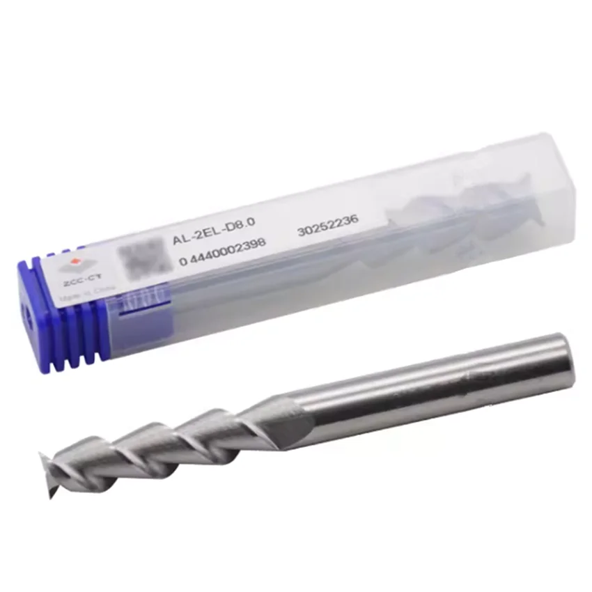 

AL-2EL-D8.0 AL-2EL ZCC.CT Two blade straight shank long blade Flat End Mills AL-2EL-D8.0 Used for processing aluminum 1pcs/box