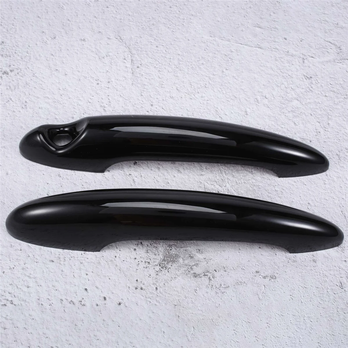 Cubierta de manija de puerta para MINI Cooper, cubierta de manija de puerta negra, ABS, 2 piezas, S, R50, R53, R56