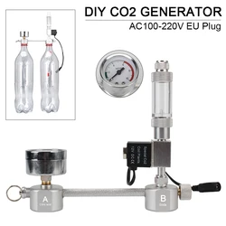 CO2 Generator With Solenoid valve For Aquatic Plant Growth Bubble Counter Diffuser DIY Aquarium CO2 Generator System Kit