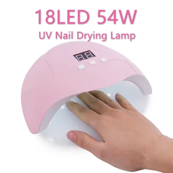 네일 램프 UV LED 램프 매니큐어 건조 램프, 스마트 센서, USB 충전식 손톱 가열 건조기 도구, 36W 