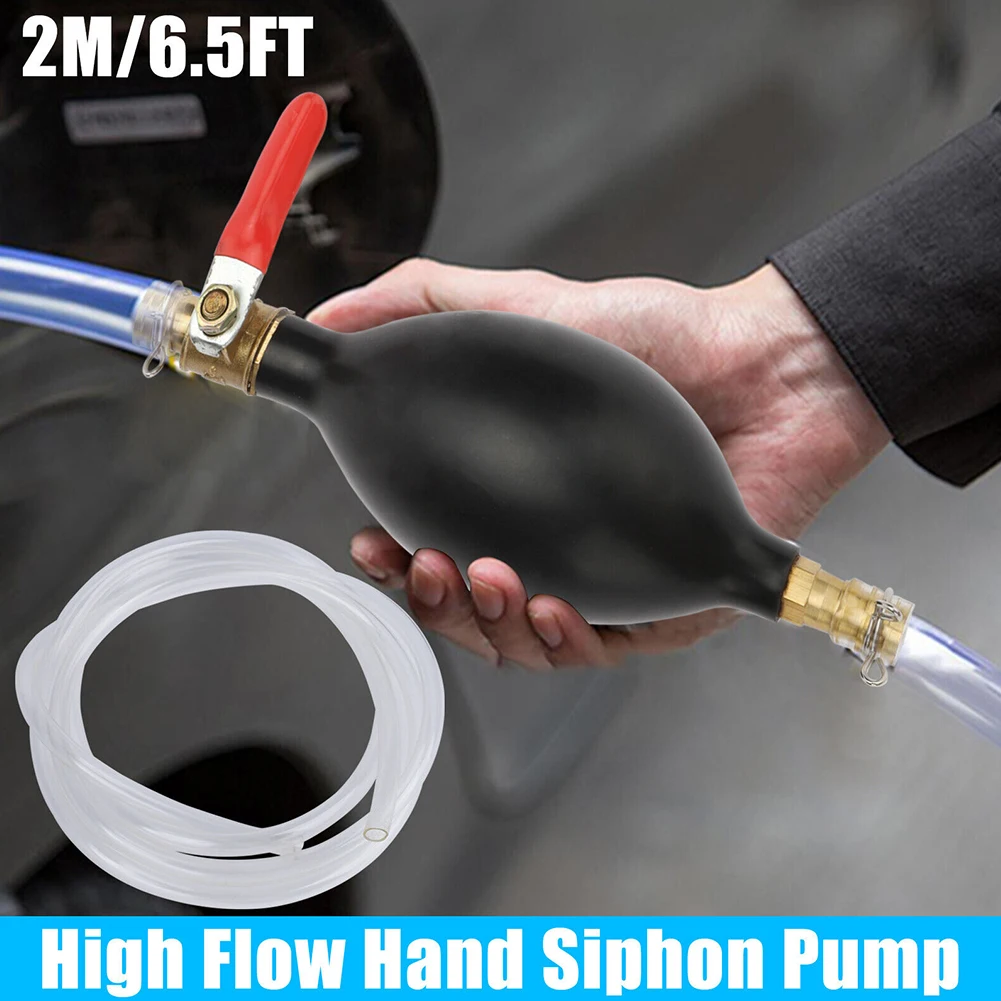 Universals Car Fuel Pump Hand Oil Pump Manual Suction Pipe Pumping For Boat Liquid Petrol Tuning Fuel Diesel Pump