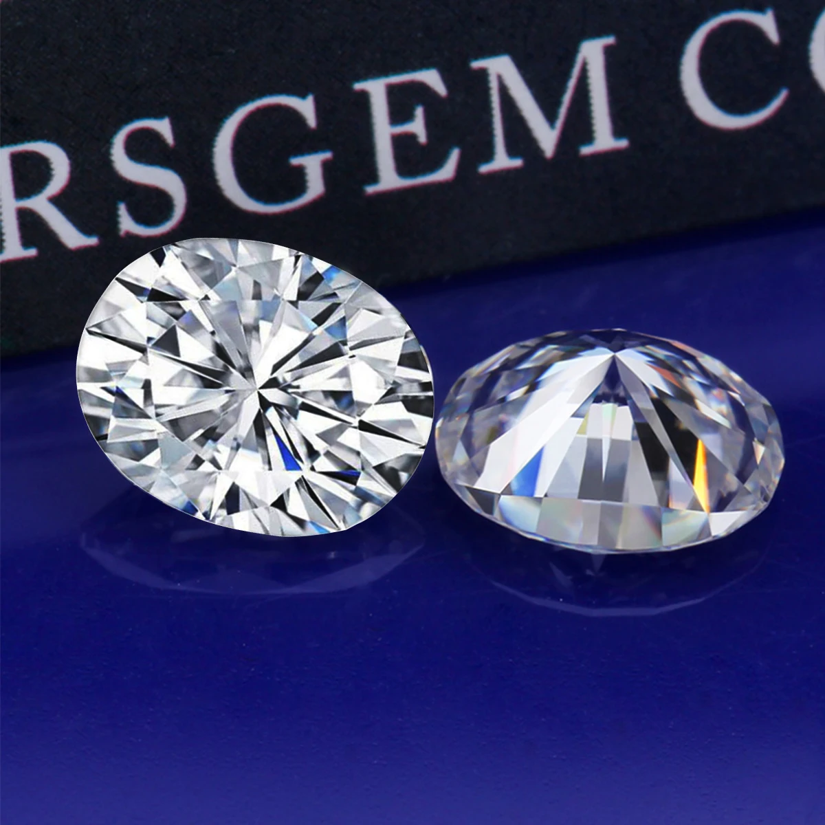 Oval Cut Moissanite Loose Stone 0.2-13ct Super White Certified Oval Moissanite Diamonds Jewelry Material High Quality