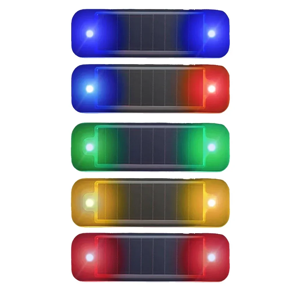 Car Alarm Solar Flashing LED Lights Fake Security System Anti-theft Signs For Bike Motorcycle Scooters