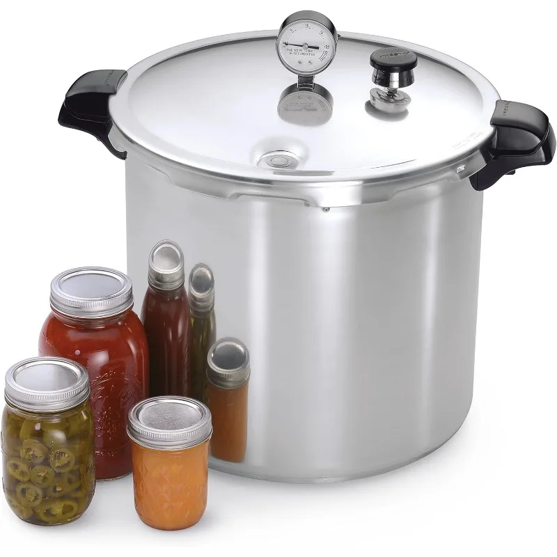 

01781 Pressure Canner and Cooker, 23 qt, Silver