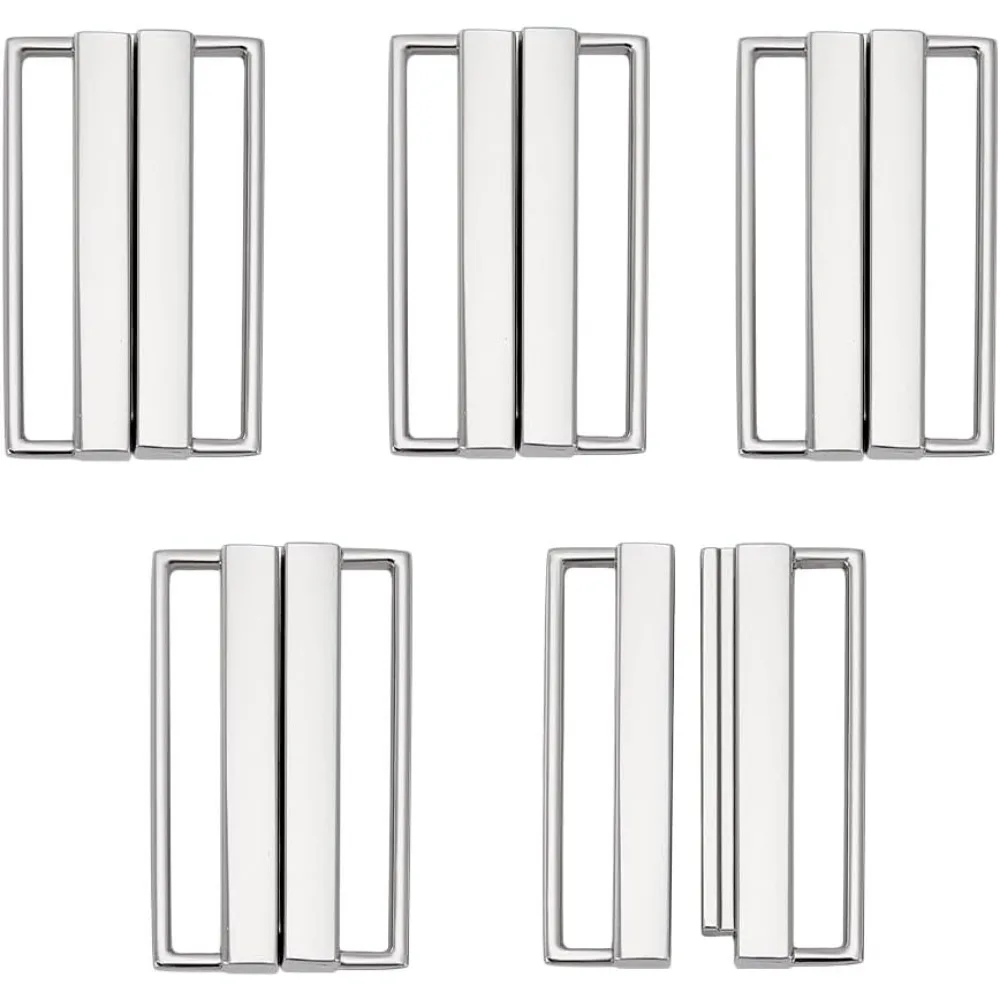 

5pcs 45mm Bra Clasp Front Closing Bikini Clasps Bra Hooks Swinsuit Fasterner Bathing Suit Clasp Bikini Front Closure Buckles