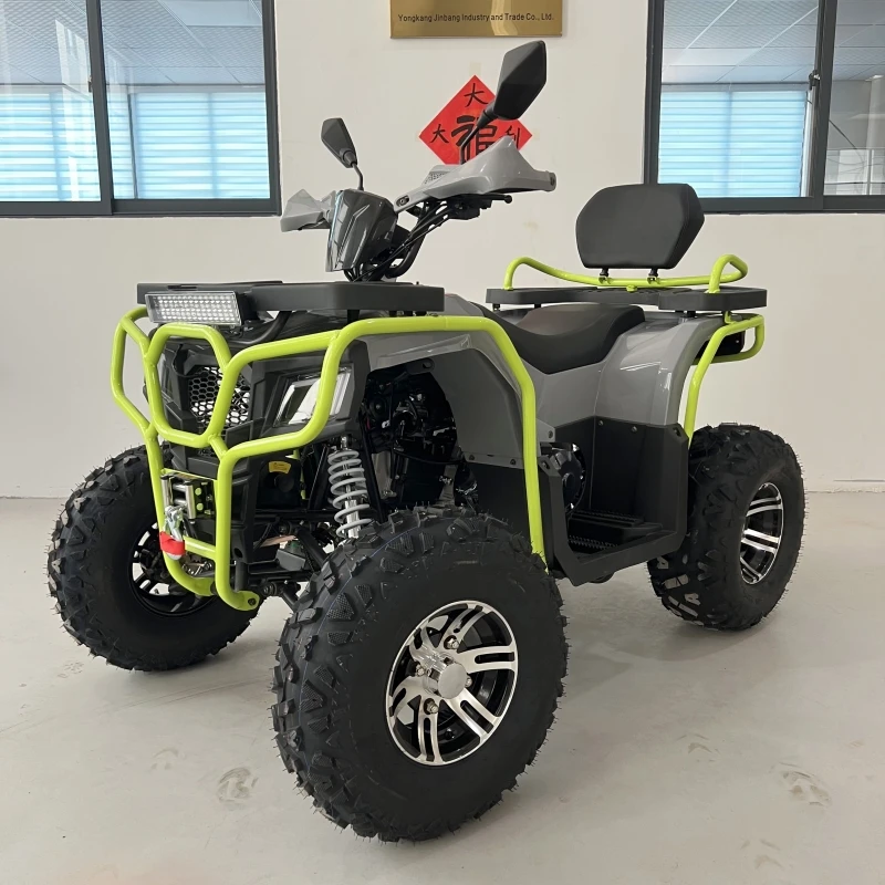 200cc Automatic 4 Stroke 1 Cylinder Air-Cooled 4WD ATV 4 Wheeler with Electric Start and Chain Drive Transmission System