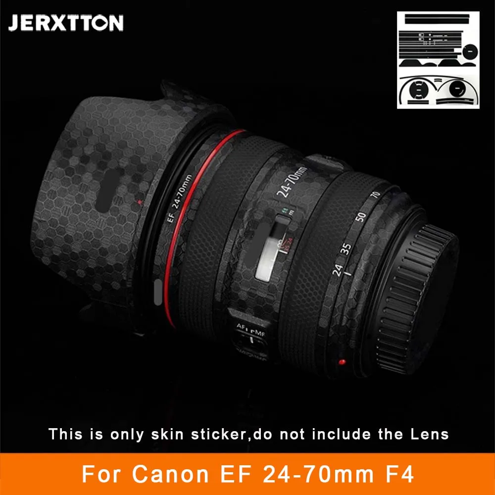 

EF 24-70 4 Camera Skin Wrap Lens Skins Protector Anti-scratch Coat Wrap Cover Sticker for Canon EF 24-70mm F4