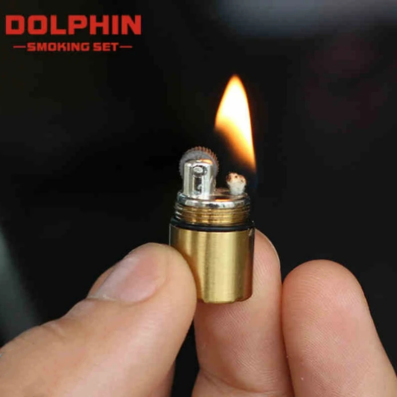 Diesel Torch Lighter Mini Keychain Lighters Retro Kerosene Lighter Key Chain Cigarette Lighters Gifts Surviv Tool Dropshipping