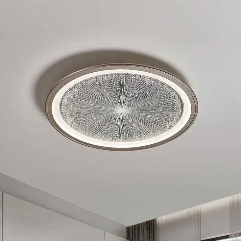 GHJUYIOL Bedroom ceiling light, modern simplicity, light luxury, high-end feel, circular ultra-thin room light